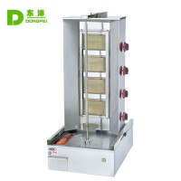 Commercial 4 Burner Automatic Kebab Grill Shawarma Machine for Restaurant