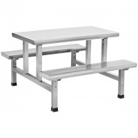 stainless steel furniture dining table with steel legs