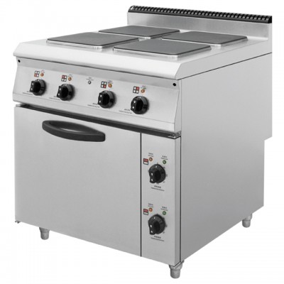 High Efficiency Multipurpose Commercial Electric Ranges with Combi Oven