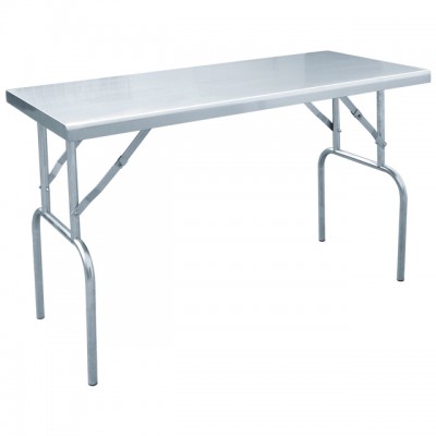 Stainless steel foldable kitchen worktable folding table for indoor and outdoor use