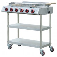 Commerical charcoal bbq grill/customized stainless steel outdoor bbq grill