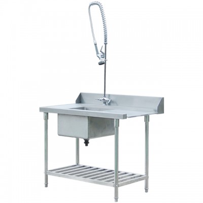 Industrial hotel kitchen sink,restaurant kitchen sink with table