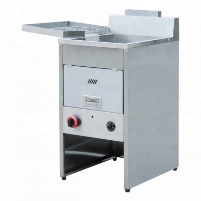 Stainless Steel Gas Operated Chicken Fryer Machine with Temperature Control